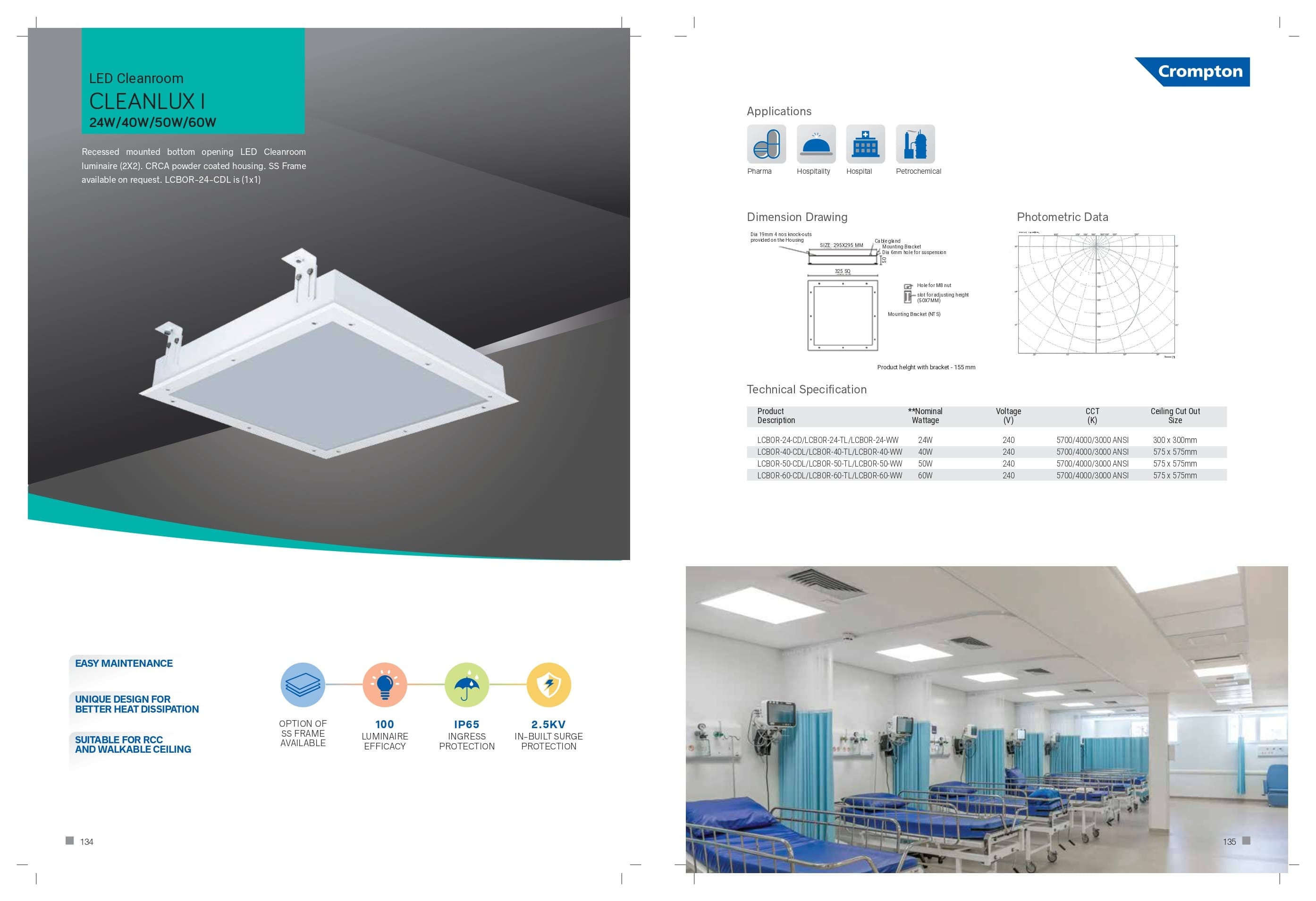 LED Cleanroom Cleanlux I